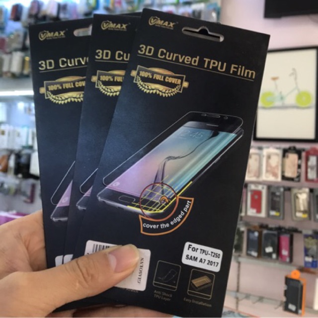 Miếng dán màn hình Samsung A7 2016 hiệu Vmax