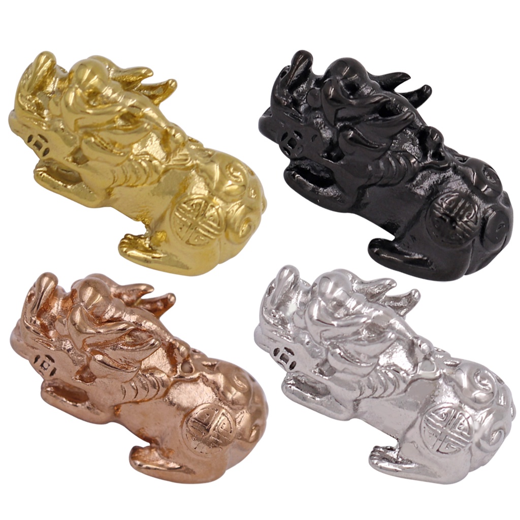 Phụ kiện xỏ chuỗi Tỳ Hưu Inox 304 Đúc Đặc - Có 3 Size 4 màu