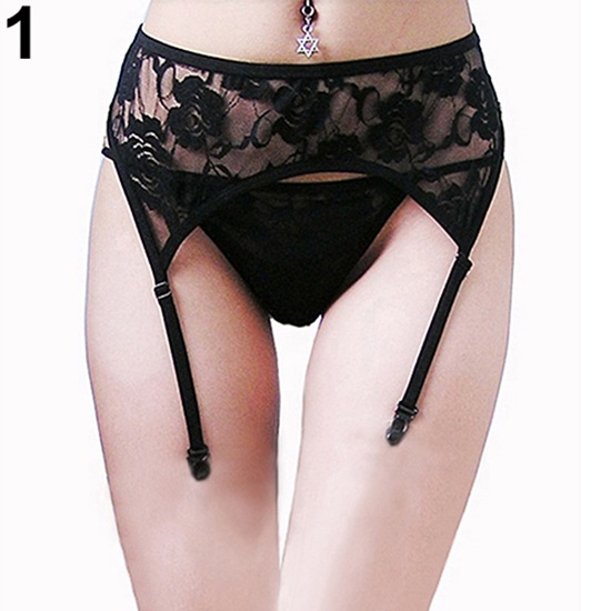 Bộ Quần Lót Và Đai Nịt Bít Tất Ren Co Giãn Cao Cho Nữ