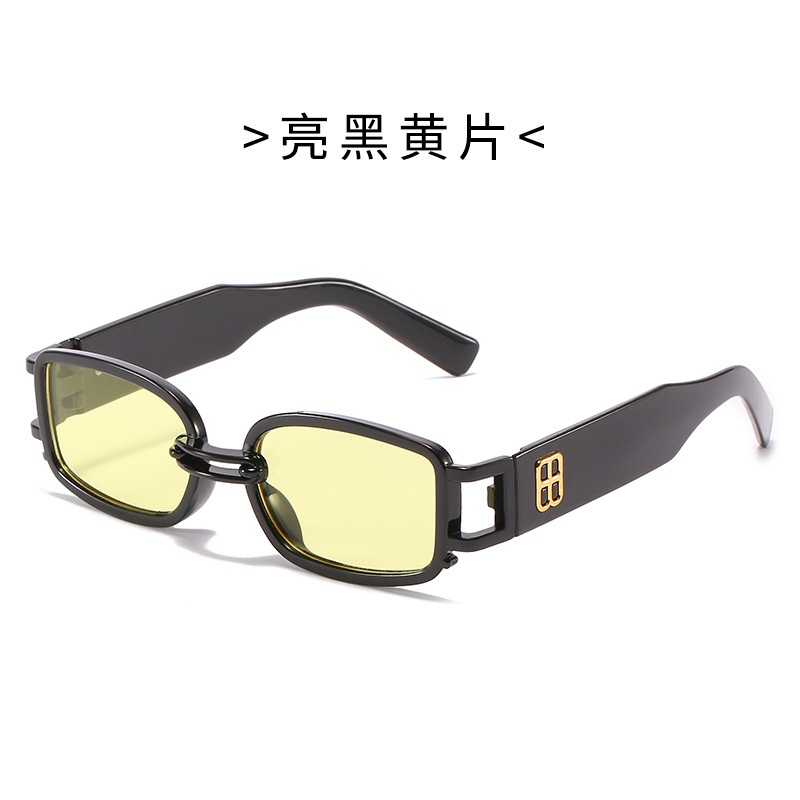 Kính Mát Gọng Vuông Nhỏ Nhiều Màu Sắc Phong Cách Hip Hop Cổ Điển Thời Trang Cho Nữ