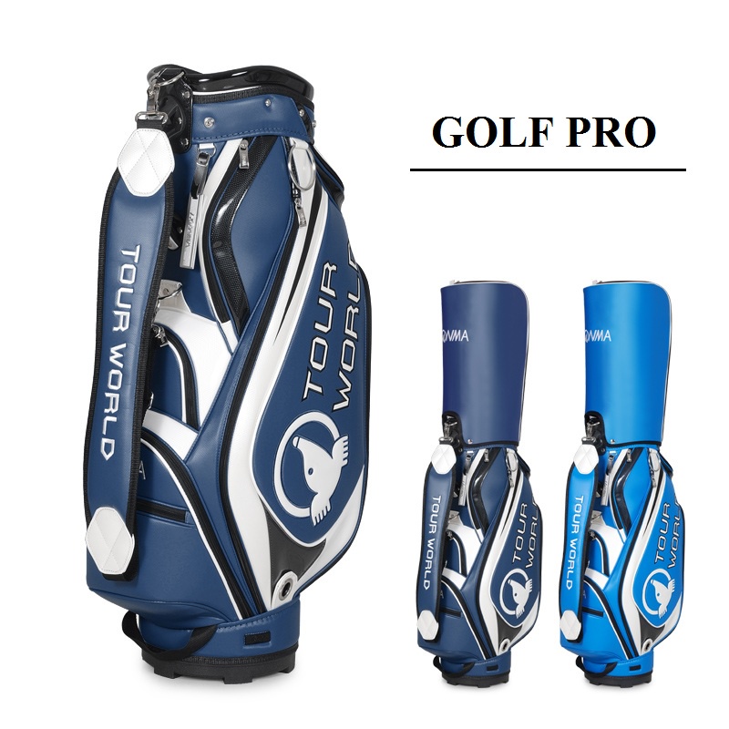 Túi gậy golf Honma 14 - 16 gậy da PU bóng cao cấp chống nước chống bụi shop GOLF PRO TM011