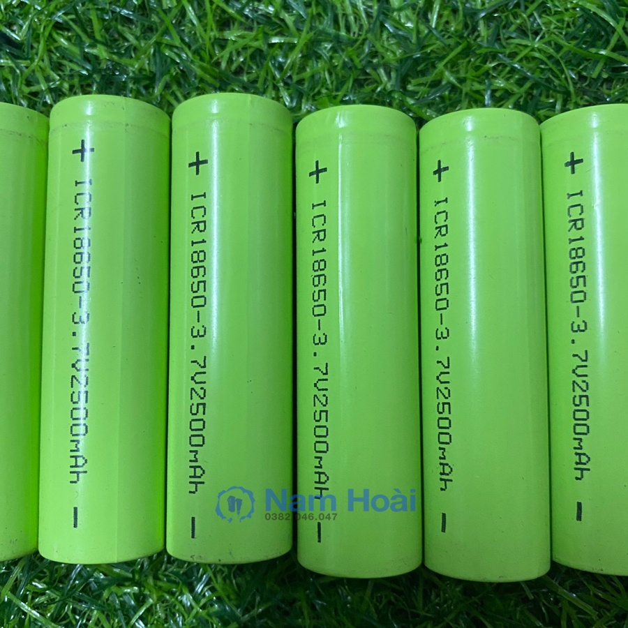 [HCM]Pin ICR 18650 2500 mah - Pin Lion - Pin Sạc dự phòng - Pin 3v7 - cell pin 18650 - dung lượng đủ 2500mAH Mới 100%