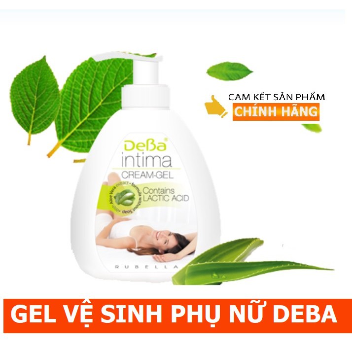 Gel vệ sinh phụ nữ Deba Intimate care - Dung dịch vệ sinh phụ nữ Deba nhập khẩu từ Bulgaria