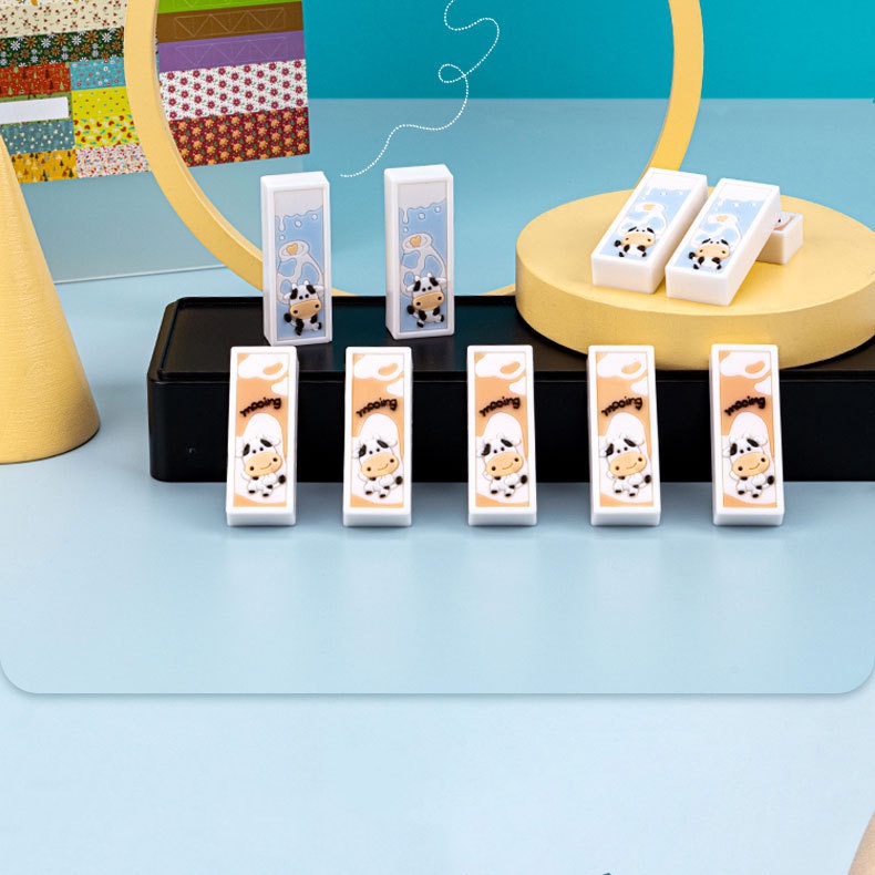 Cục gôm họa tiết 2D hoạt hình đáng yêu