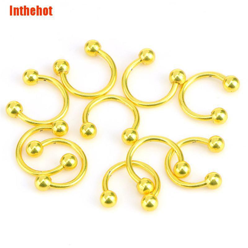 Bộ 10 Dụng Cụ Đeo Ngón Chân Bằng Thép Không Gỉ Cá Tính