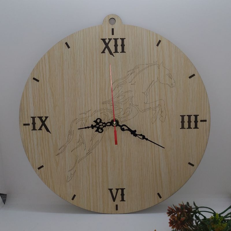 Đồng Hồ Gỗ Treo Tường - Khắc Tên Theo Yêu Cầu