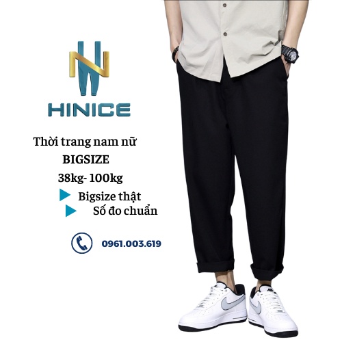 40-100kg quần Baggy nam nữ thời trang unisex bigsize năng động