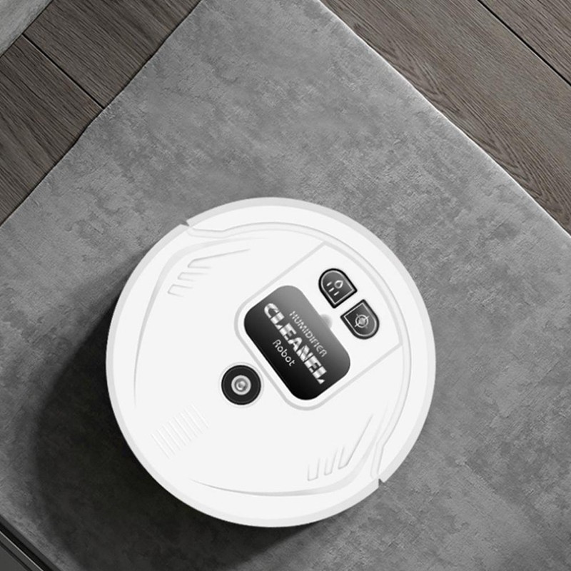 【In stock】 Disinfection Smart Sweeping Robot Vacuum Sweeper Rechargeable-White H3VN