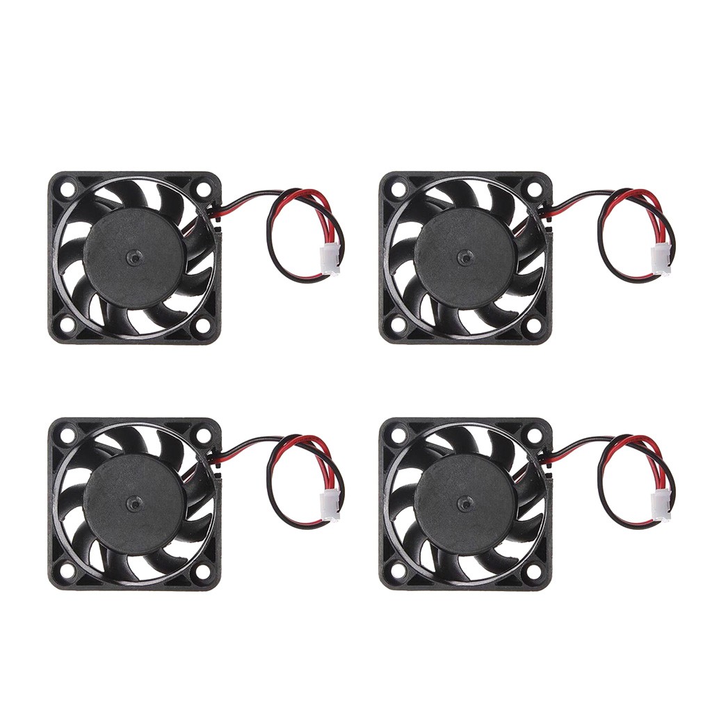 Set 4 Quạt Tản Nhiệt Mini 12v 2pin 40mm 4cm