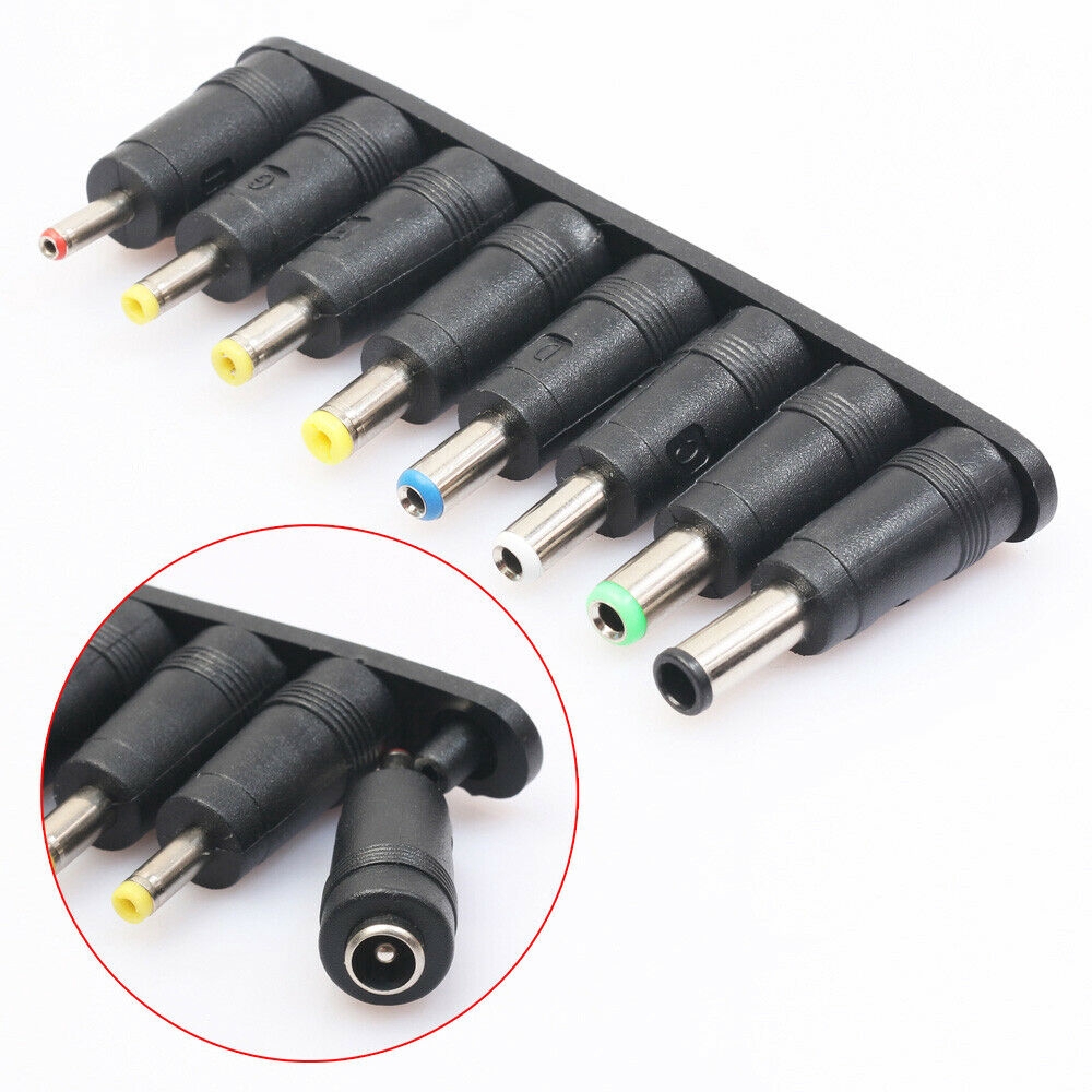 Đầu bộ sạc nguồn AC DC cho máy tính bàn/ máy tính xách tay dụng cụ hữu ích đa năng 8 trong 1