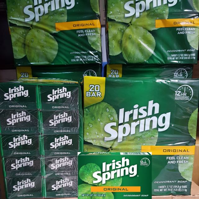 XÀ BÔNG CỤC IRISH SPRING ORIGINAL USA MỸ BÁN LỐC 20 CỤC