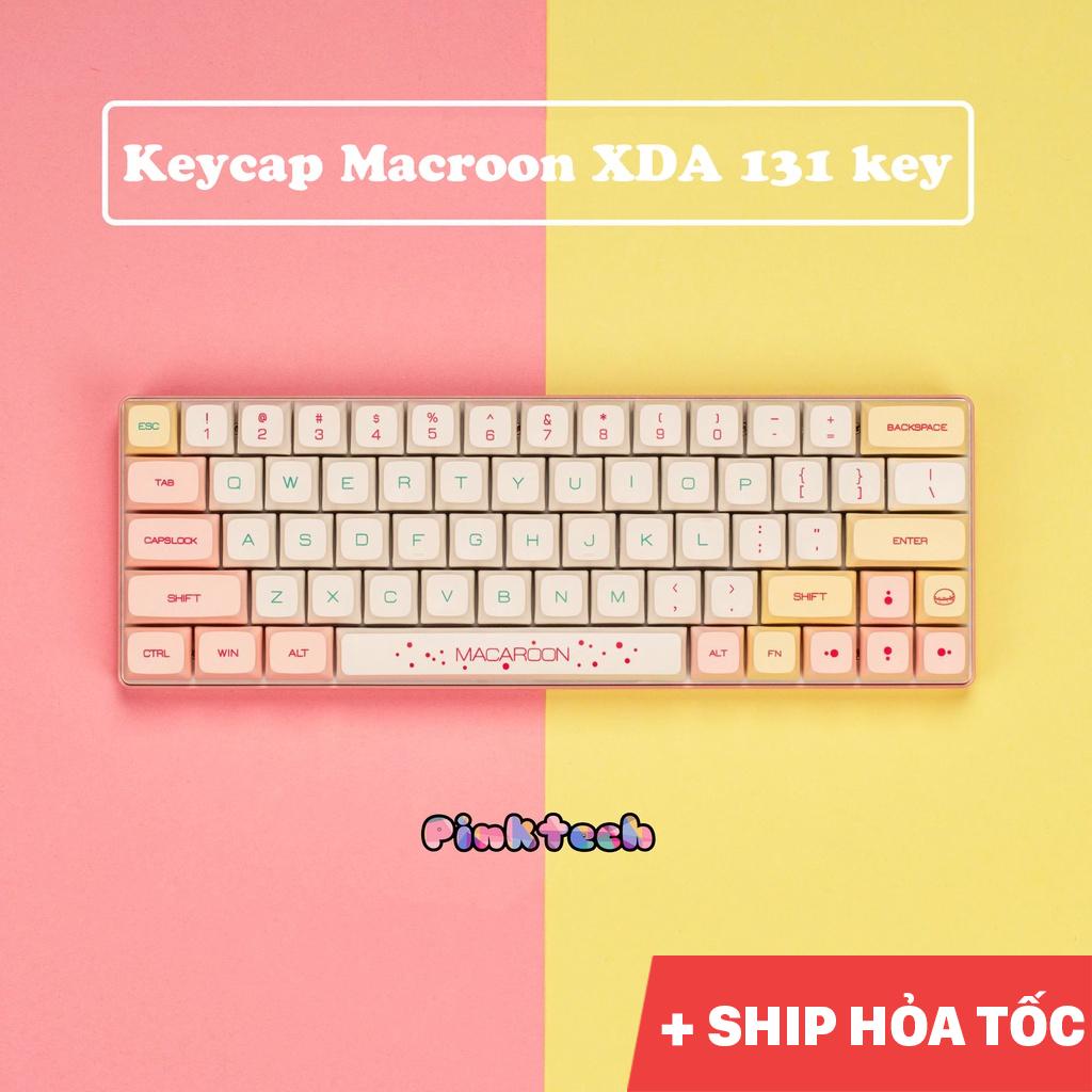 Keycap Macaron 131 Phím XDA chất liệu PBT dễ thương Keycap cho Bàn phím cơ