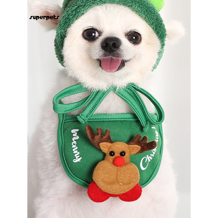 Khăn choàng cổ hóa trang giáng sinh dễ thương cho thú cưng