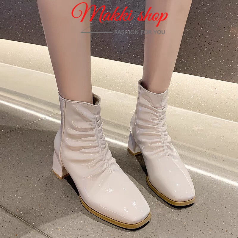 Bốt nữ đế cao F12, giày boot nữ cao cấp thời trang giá rẻ MAKKI SHOP TD441