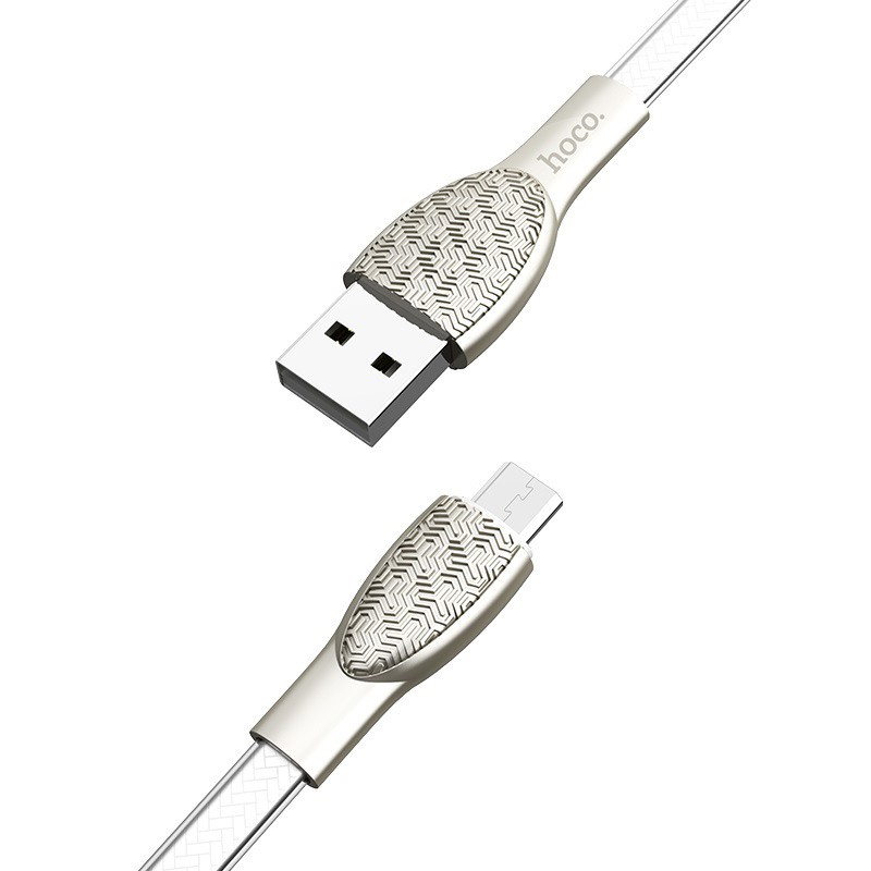 Cáp sạc nhanh và truyền dữ liệu đầu Micro Usb Hoco U52 - Hàng chính hãng