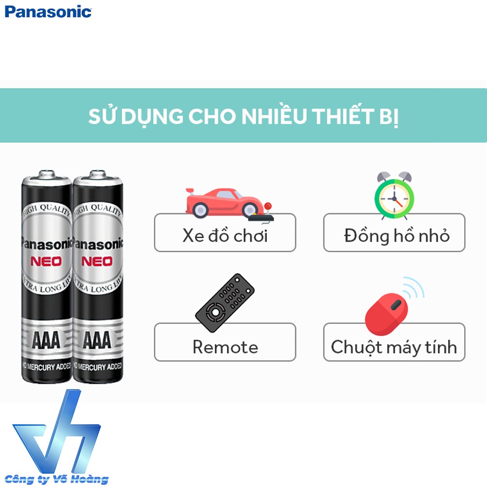 Bộ 14 pin AAA Panasonic R03NT (Đen)