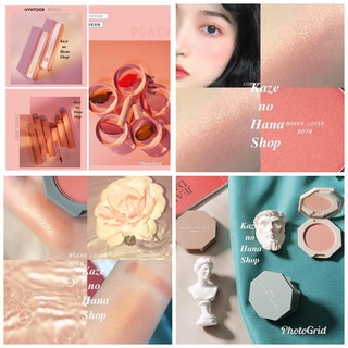 Combo phấn Dear loyea+son honey peach