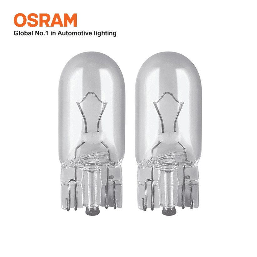 [Mã BMLT35 giảm đến 35K đơn 99K] Combo 2 Bóng Đèn Chân Ghim Nhỏ 1 Tim OSRAM Original T10 W5W 24V 5W Nhập Khẩu Chính Hãng