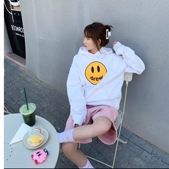 [Siêu Phẩm] Áo hoodie mặt cười DREW . Áo nỉ hoodie form rộng kiểu dáng unisex nam nữ mặc được | BigBuy360 - bigbuy360.vn