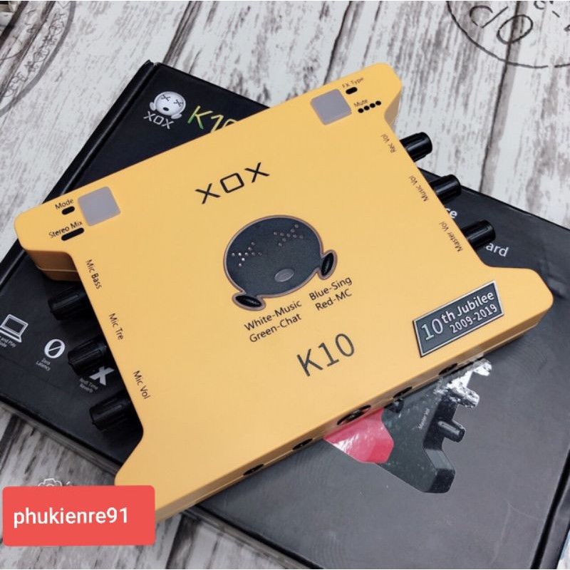 Sound card XOX K10 bản đặc biệt kỷ niệm 10 năm