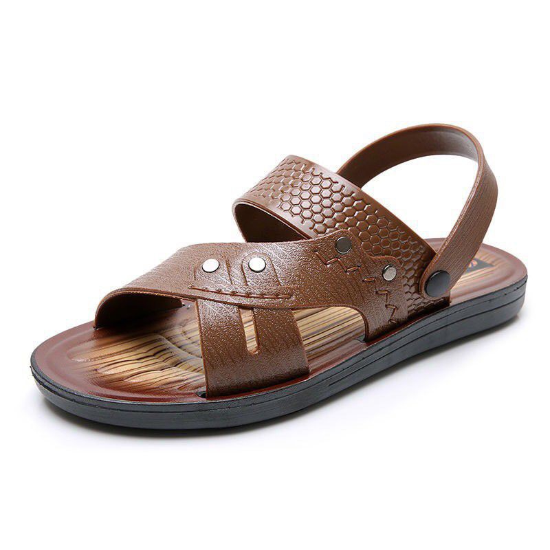 Fom nhỏ ..sandal nam Đế Sport siêu êm - Dép quai hậu học sinh có 2 màu
