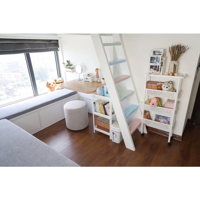 Kệ đa năng, kệ bếp, kệ gia vị, kệ nhà tắm, nhựa nguyên sinh, chắc chắn dễ vệ sinh/tháo lắp