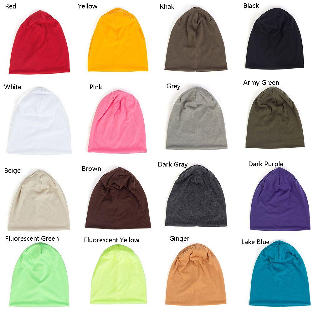Mũ Beanie Hai Lớp Màu Trơn Phong Cách Thời Trang Thu Đông Cho Nam Và Nữ