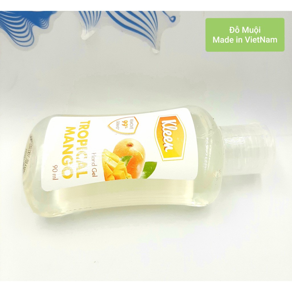 Gel rửa tay khô Kleen 90ml hương xoài | BigBuy360 - bigbuy360.vn
