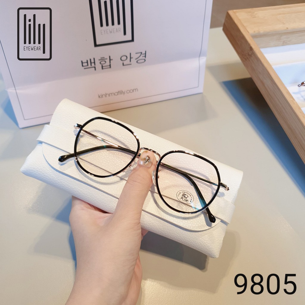 Gọng Kính Cận Kim Loại GK9805 - Gọng Kính Mắt Thời Trang