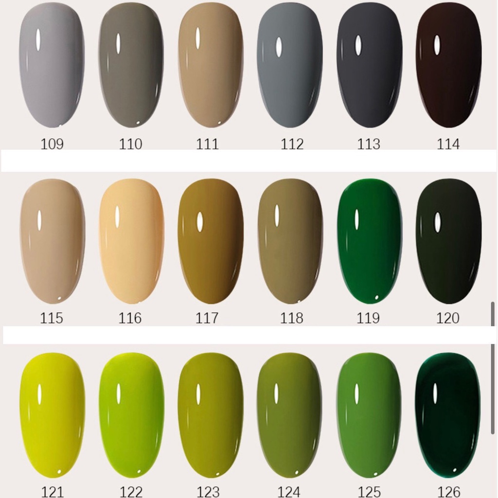 Sơn gel mladea, sơn mini ( mã 109->126)