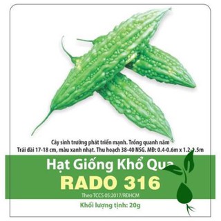 2Gram Hạt Giống Khổ Qua Trái Dài