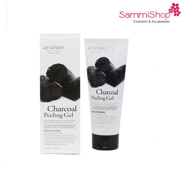 GEL TẨY TẾ BÀO CHẾT THAN HOẠT TÍNH - ARRAHAN CHARCOAL PEELING GEL