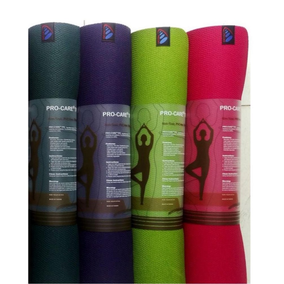 Thảm tập Yoga Siêu Bám TPE PRO-CARE 5mm,  Chống Trơn Trượt, Thảm Nhập Chính Hãng Đài Loan, Tặng Túi Thảm, ONEFIT PRO GKK