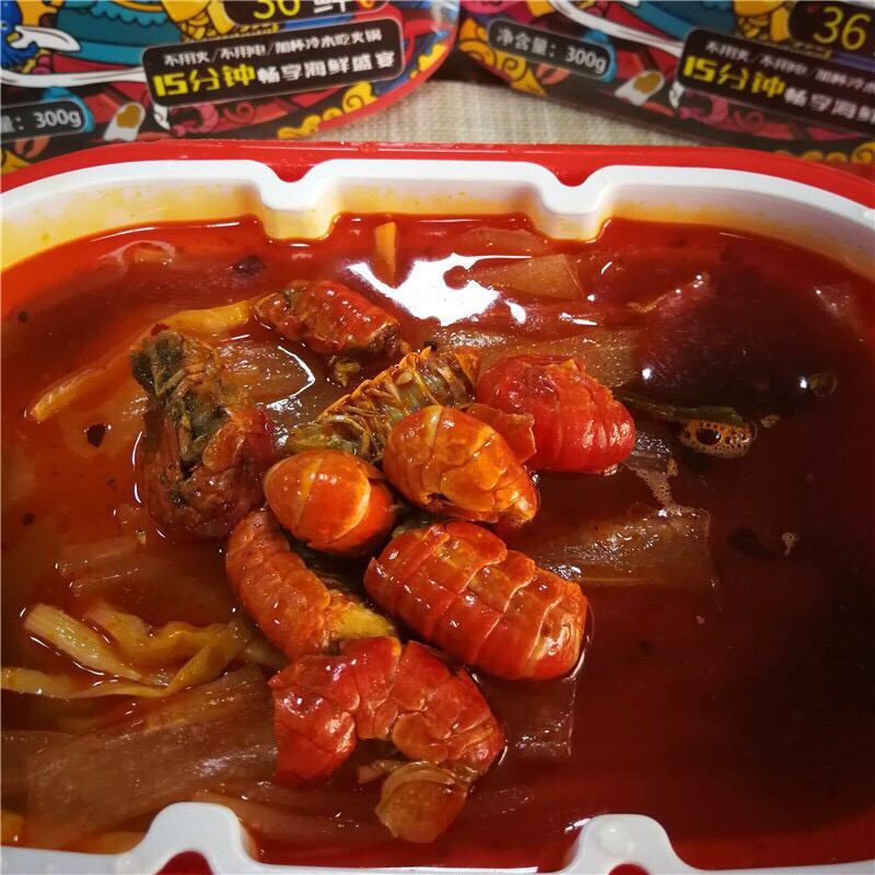 Lẩu Tự Sôi Tôm Hùm Đất Siêu Ngon - Hộp To 300gr