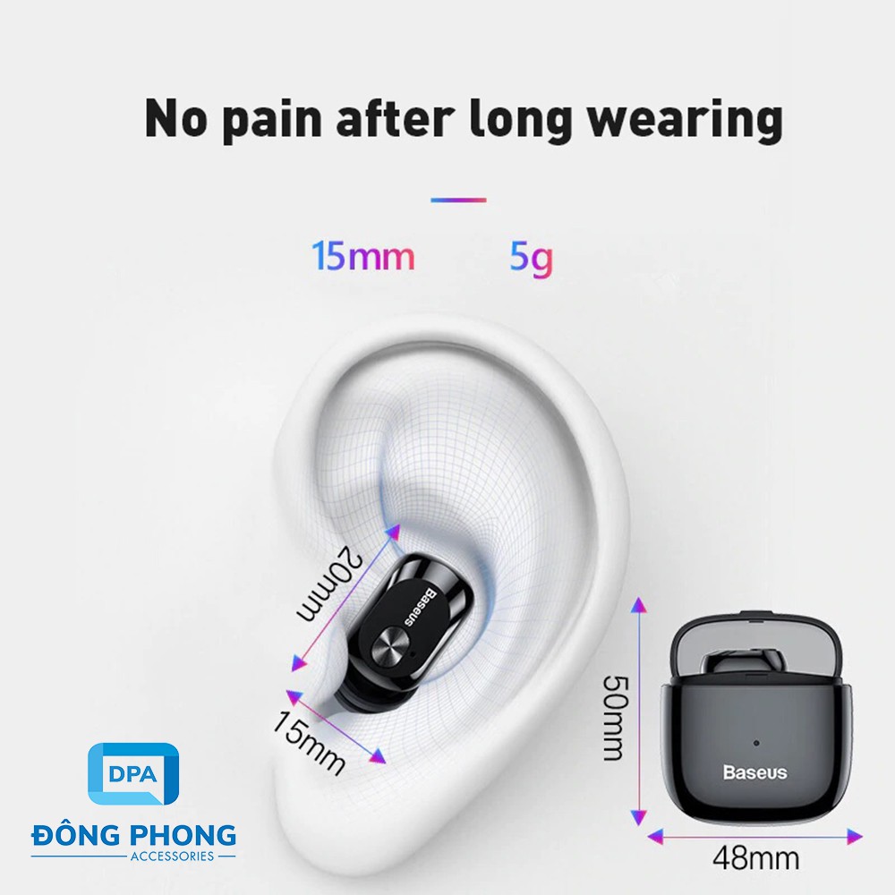 Tai Nghe Bluetooth Baseus Encok Wireless A03 V5.0 Chính Hãng