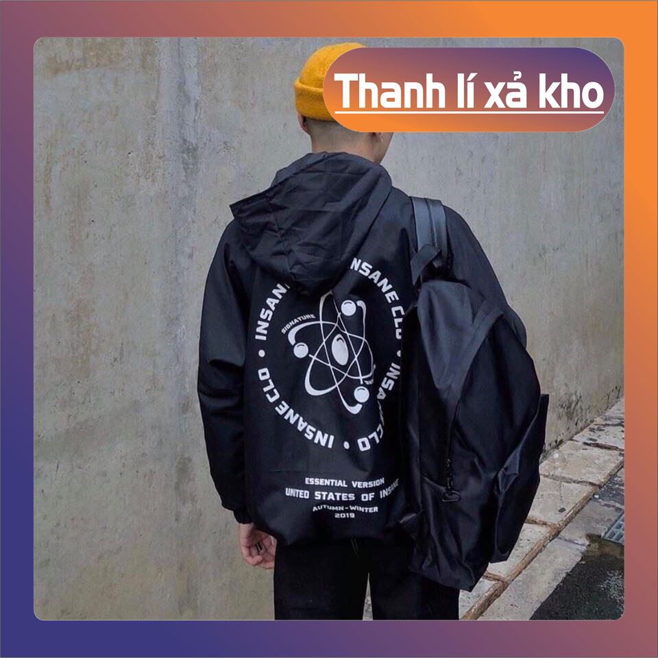 Áo Khoác Dù In Biểu Tượng Insane-Clo Mẫu Mới
