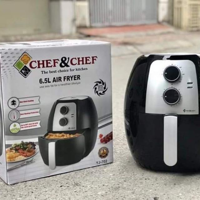 NỒI CHIÊN KHÔNG DẦU CHEF&CHEF YJ-702 DUNG TÍCH 6,5L [BH 12 THÁNG] ( ĐIỆN MÁY NỘI ĐỊA TRUNG )