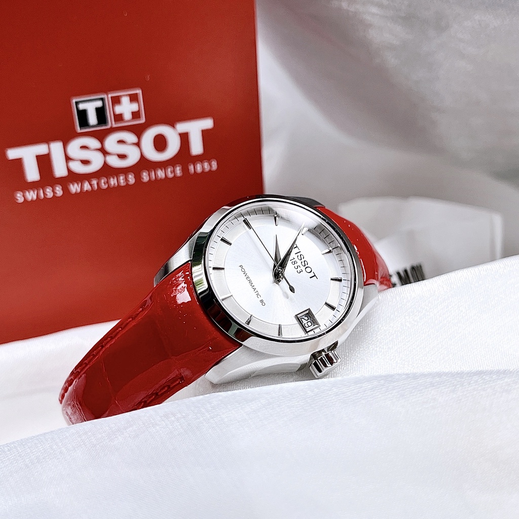 Đồng hồ nữ Tissot Powermatic 80 T035.207.16.031.01 sắc đỏ tại 1959watch