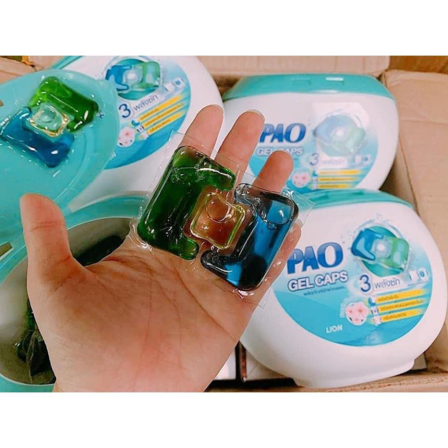 Viên giặt Pao máy hộp 19 viên - Hàng Thái Lan