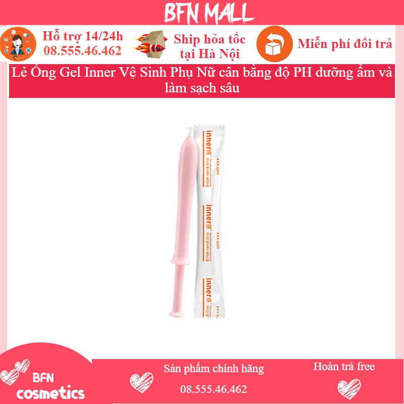 Lẻ Ống Gel Phụ Khoa Gel Inner Vệ Sinh Phụ Nữ cân bằng độ PH dưỡng ẩm và làm sạch sâu