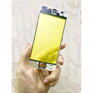 Kính liền ron seal xanh iPhone 5, 5S