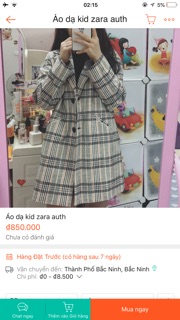 Áo khoác zara kid  auth.