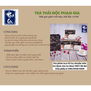 Trà thải độc Phạm Gia , Đông Y Phạm Gia