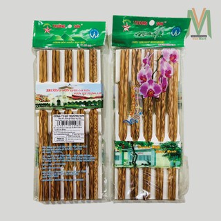 Đũa Gỗ Dừa 1 (10 Đôi / Vỉ), Đũa Ăn Cao Cấp,Miễn Phí Vận Chuyển, Đũa Xào Nấu Thức Ăn - Đồ Dùng Gia Dụng Trường Sơn