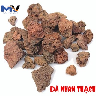 Đá nham thạch đỏ 1kg cho bể cá