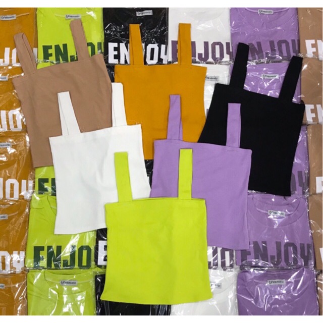 Áo 2 dây bản to chất Zip đẹp