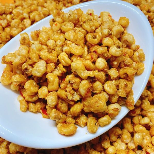 Bắp Rang tỏi Ớt  chiên giòn - Bỏng Ngô Gói 500gram - bắp cay cay giòn giòn