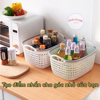 RỔ NHỰA ĐAN MÂY