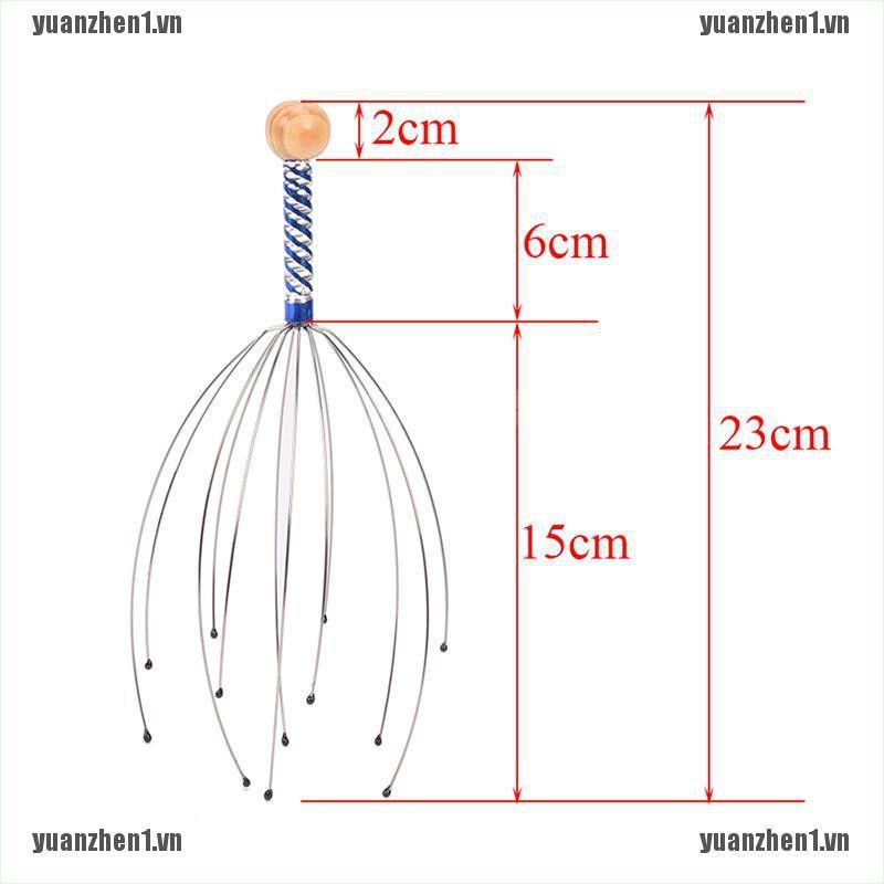 [YUANZHEN1] 2 Dụng Cụ Mát Xa Thư Giãn Hình Bạch Tuộc Cho Cổ / Đầu / Eo / Cổ