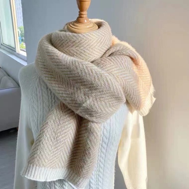 [ORDER]Khăn len dệt kim nhiều màu